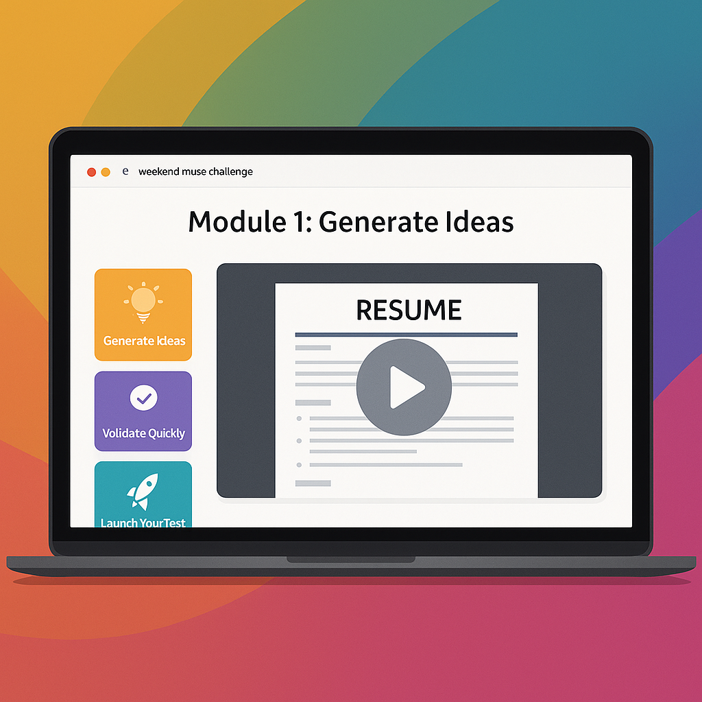 Weekend Muse Challenge